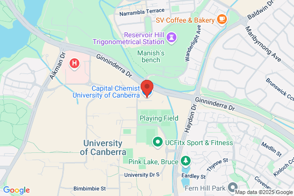 Capital Chemist University of Canberra, Bruce