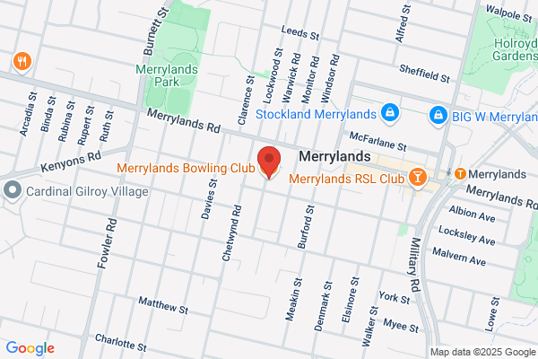 Club Merrylands Bowls Shop