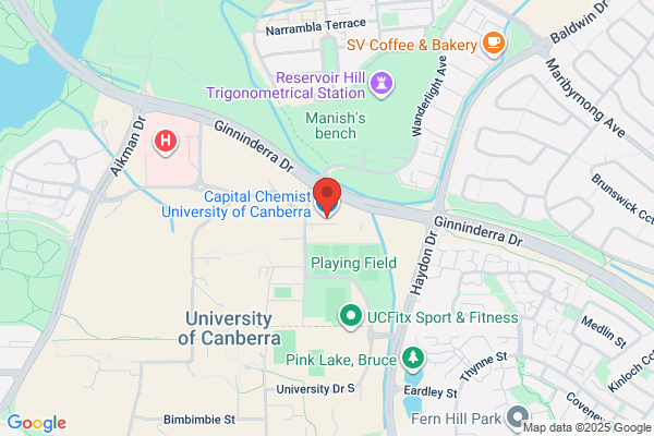 Capital Chemist University of Canberra, Bruce