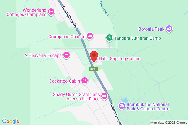 Golden Chain Halls Gap Log Cabins