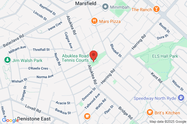 Eastwood Thornleigh District Tennis Asscn Courts