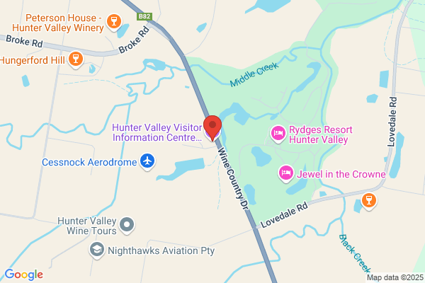 Hunter Valley Tourist Information Centre - Mayfield