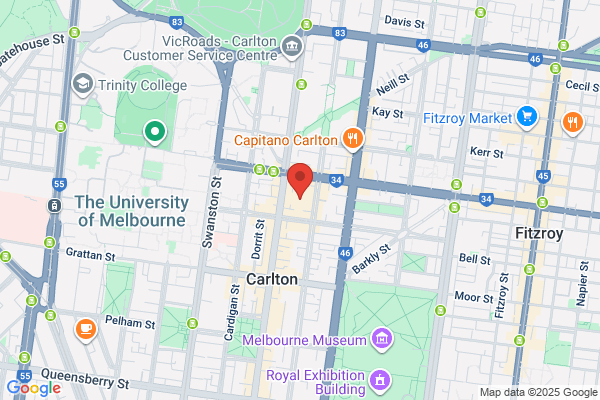 Brown Gouge Dry Cleaners