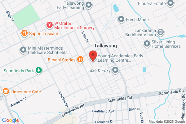 Young Academics Early Learning Centre - Tallawong, Zissie Street