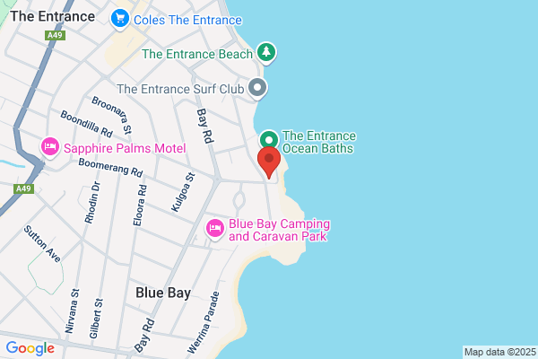 Ocean Front at The Entrance