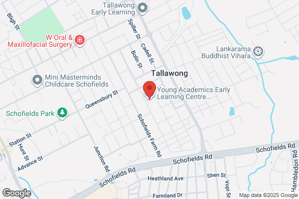 Young Academics Early Learning Centre - Tallawong, Zissie Street